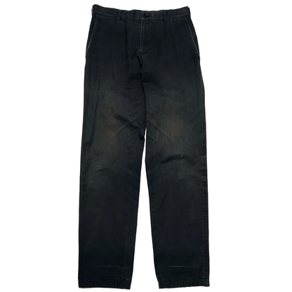 COMME DES GARCONS HOMME SS02 Cotton Trousers Navy Size S