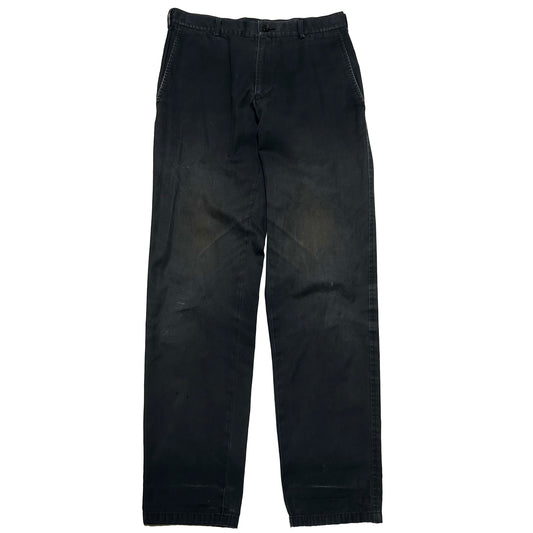 COMME DES GARCONS HOMME SS02 Cotton Trousers Navy Size S