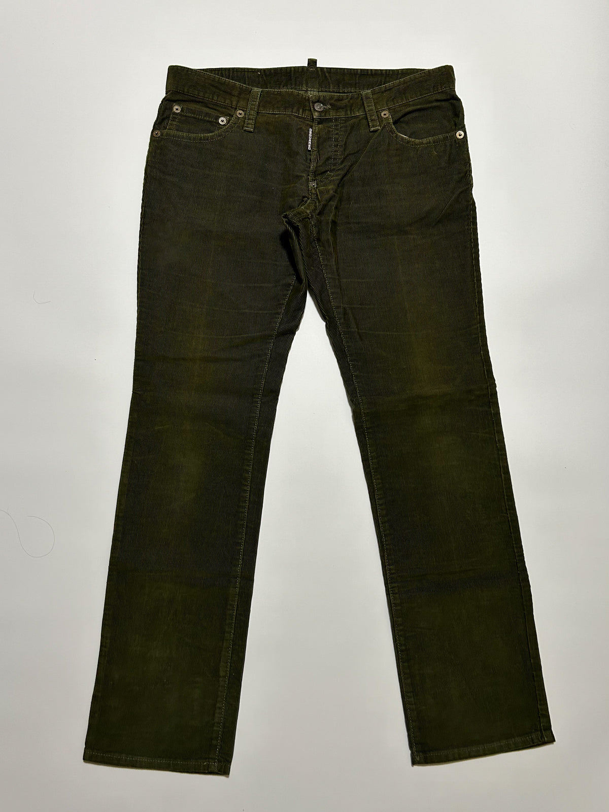 Dsquared2 DSQUARED AW2006 Corduroy Trousers Green Size 52