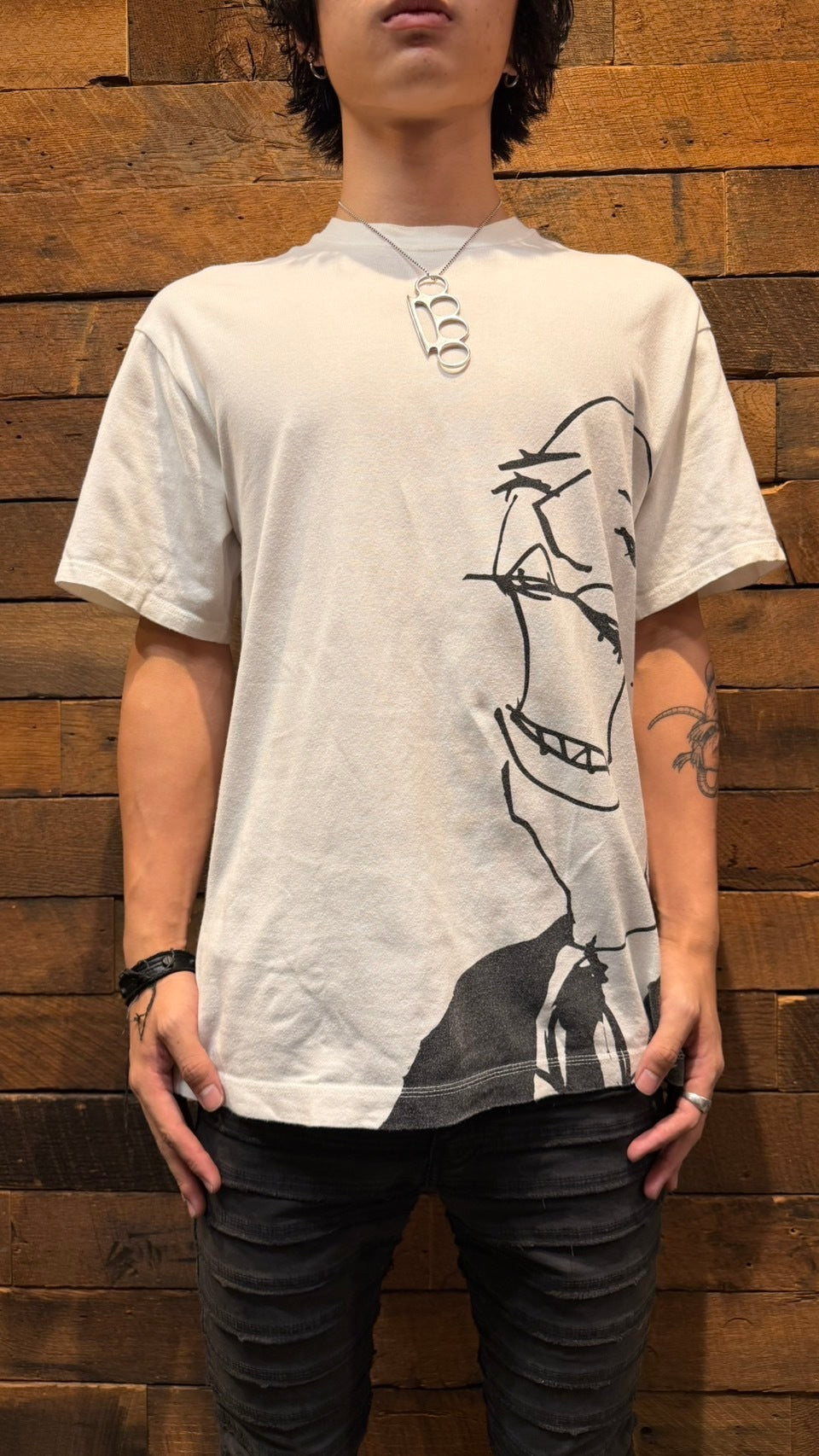 Undercover 02SS T-Shirt White Cotton Size M