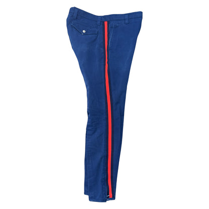 Gucci Royal Blue Side Stripe Pants 2019 Michele Era Size 34