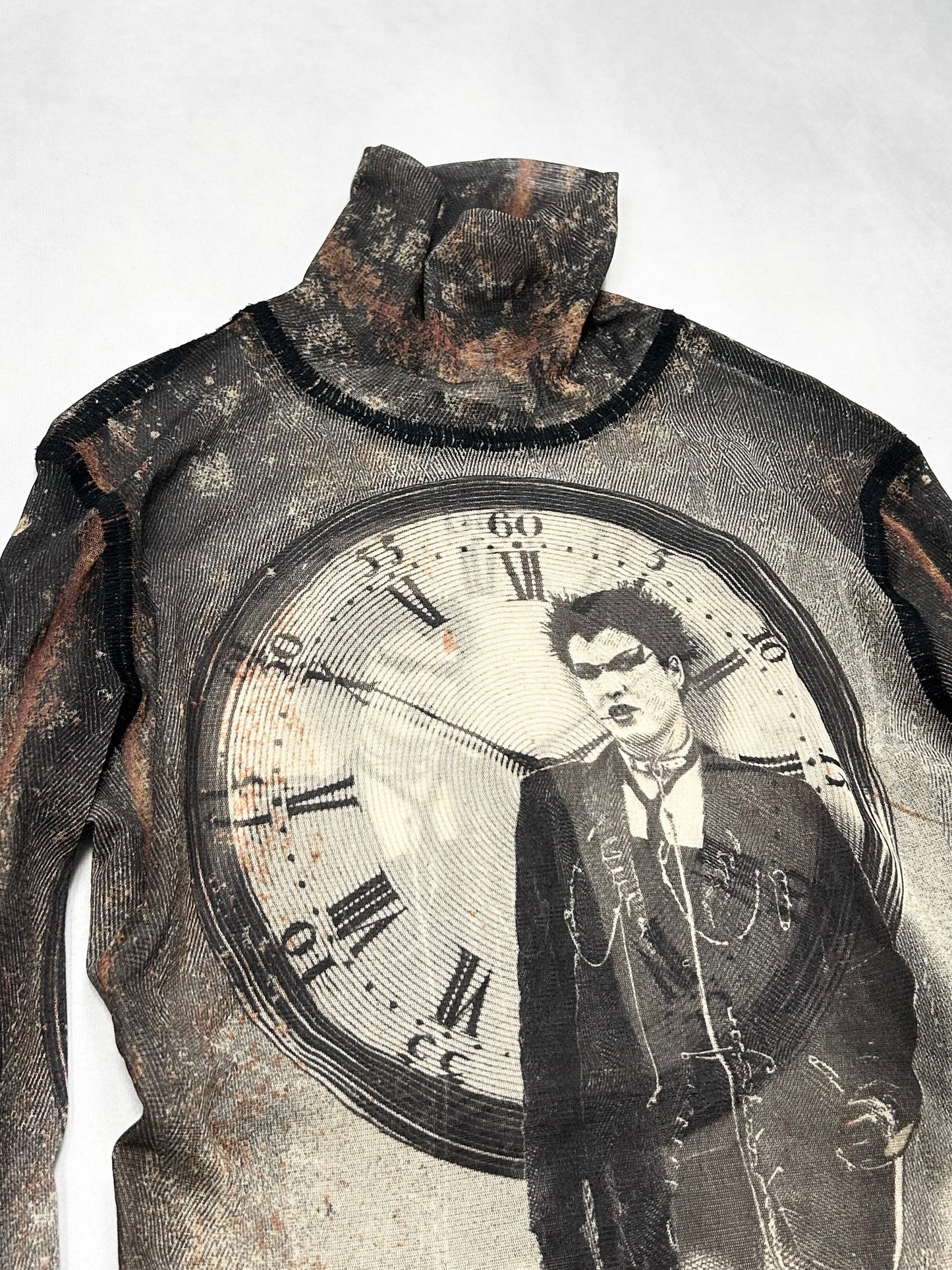 Jean Paul GAULTIER HOMME Clock Woman Top (F/W03) Size 48