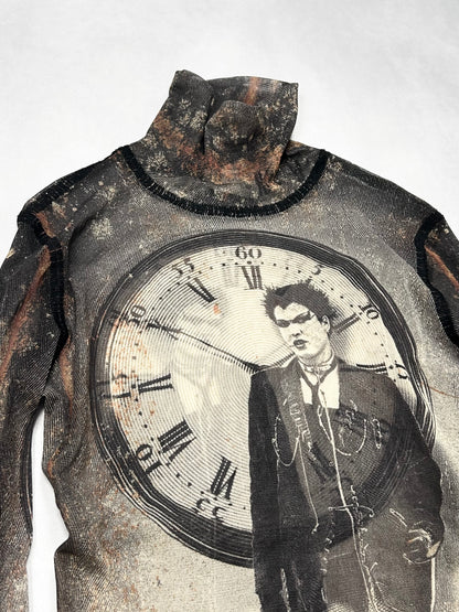 Jean Paul GAULTIER HOMME Clock Woman Top (F/W03) Size 48