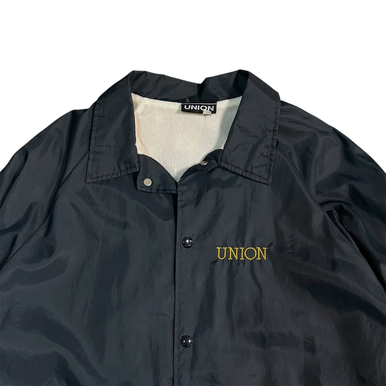 Vintage 90's UNION Black Coach Jacket Size L