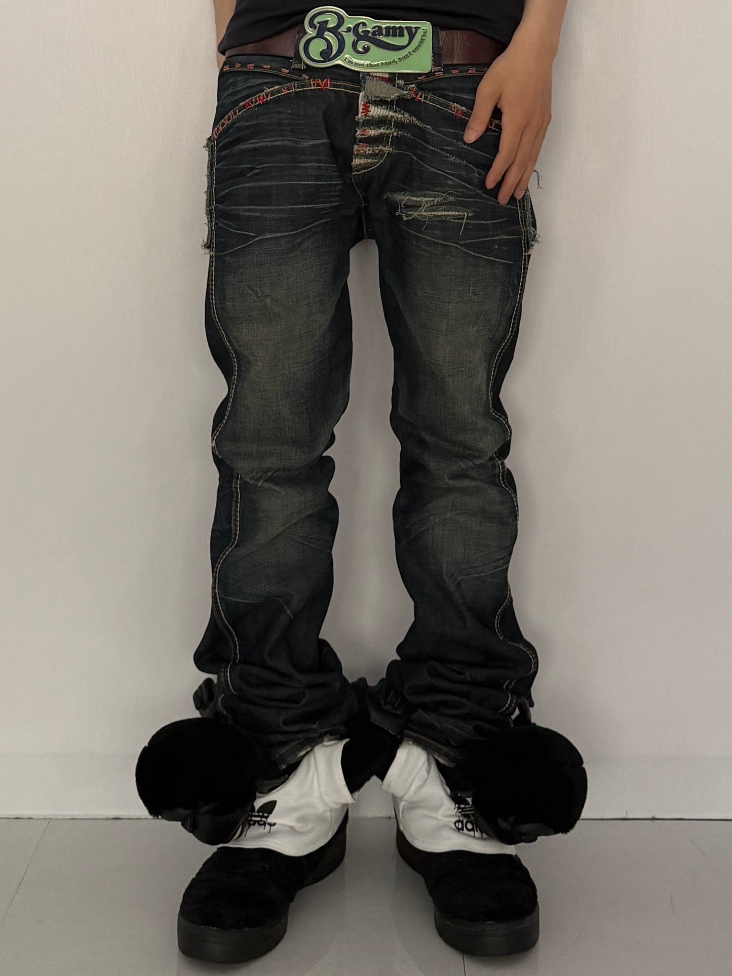 MARITHÉ+FRANÇOIS GIRBAUD Back Design Denim Jeans Size S