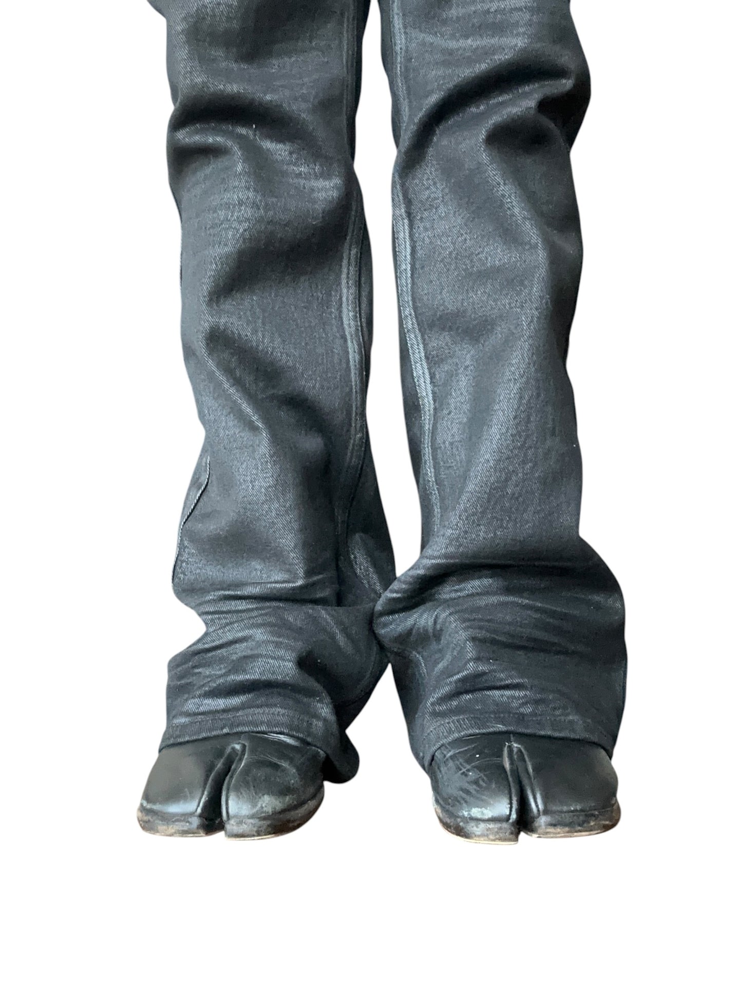 Maison Margiela Black 6cm Heel Tabi Boots