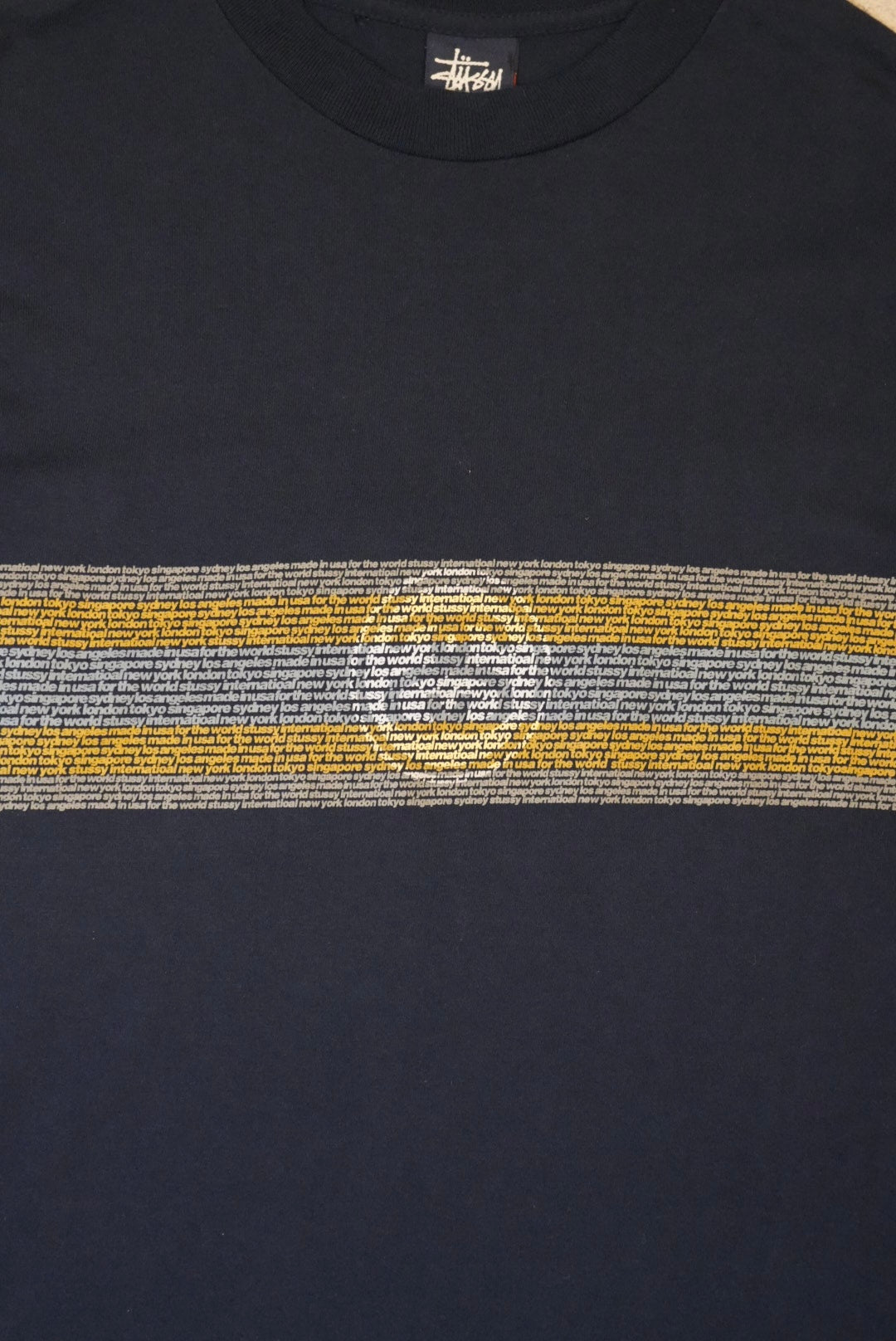 Stussy 90s-00s Navy Cotton Size S