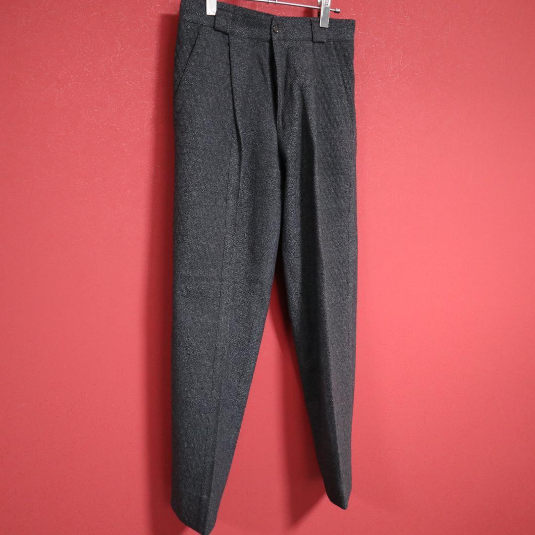 Gianni Versace Wide Front Embossed Slacks Size 44