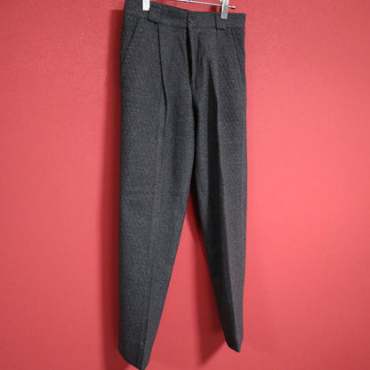 Gianni Versace Wide Front Embossed Slacks Size 44