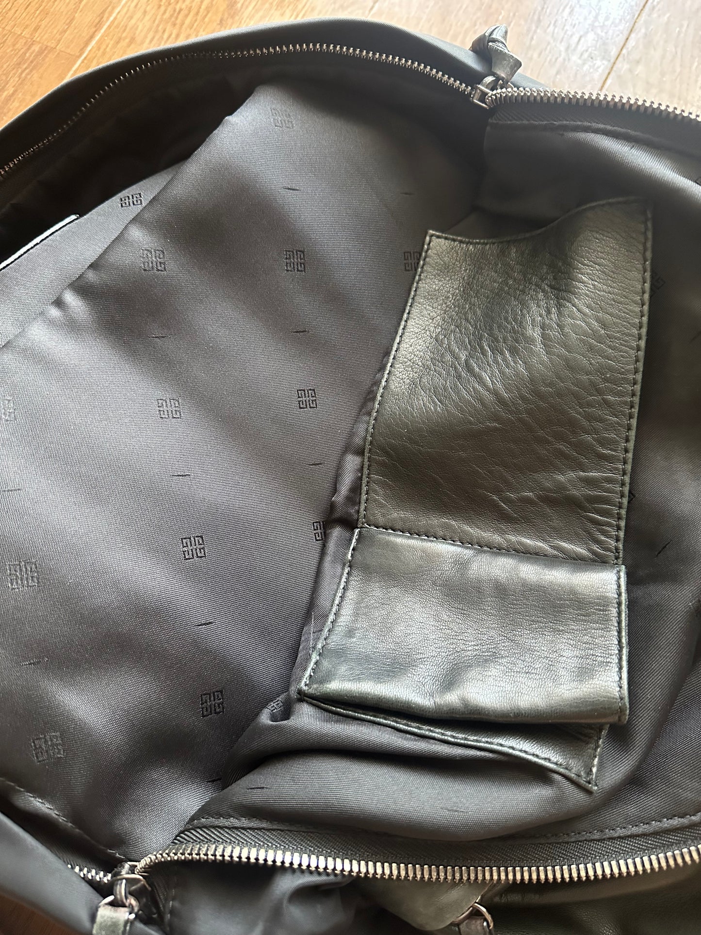 Givenchy Studded Leather Nylon Backpack Size ONE SIZE