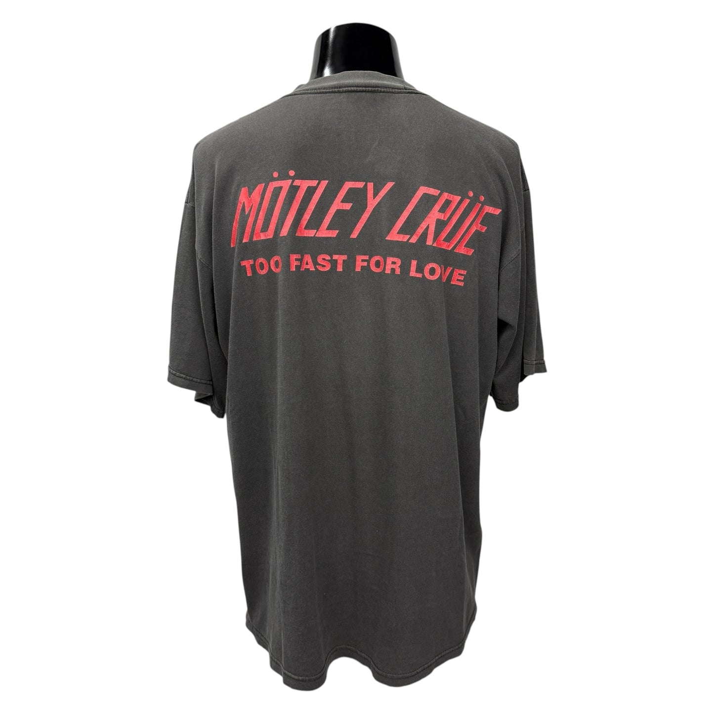 MOTLEY CRUE Y2K Too Fast For Love Band T-Shirt Size L