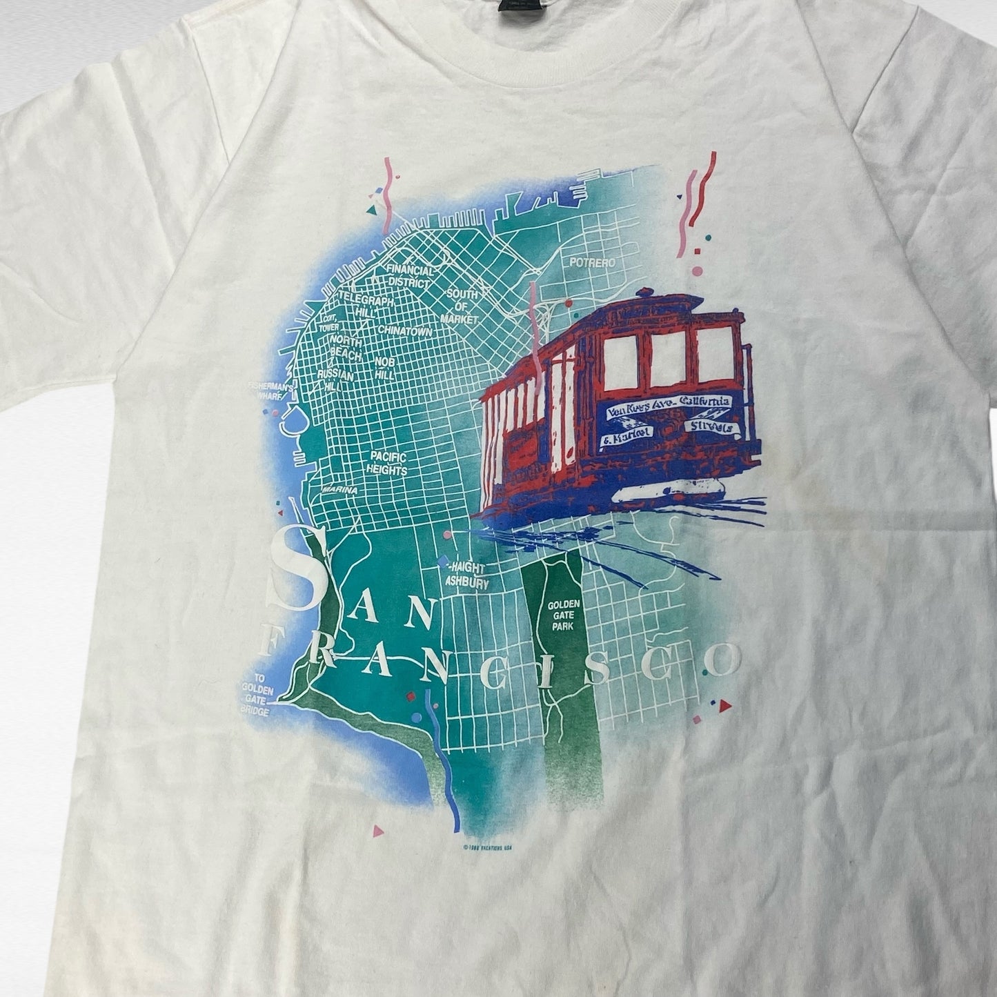Anvil 80s Short Sleeve T-Shirt White Size L
