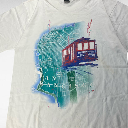 Anvil 80s Short Sleeve T-Shirt White Size L
