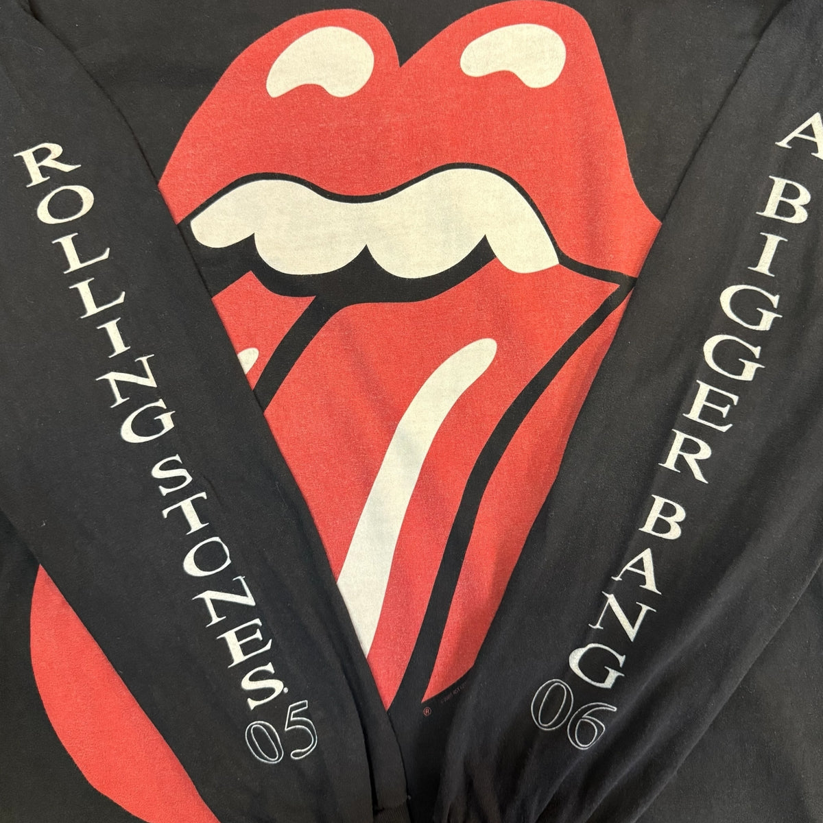 The Rolling Stones A Bigger Bang Long Sleeve T-Shirt Size XL