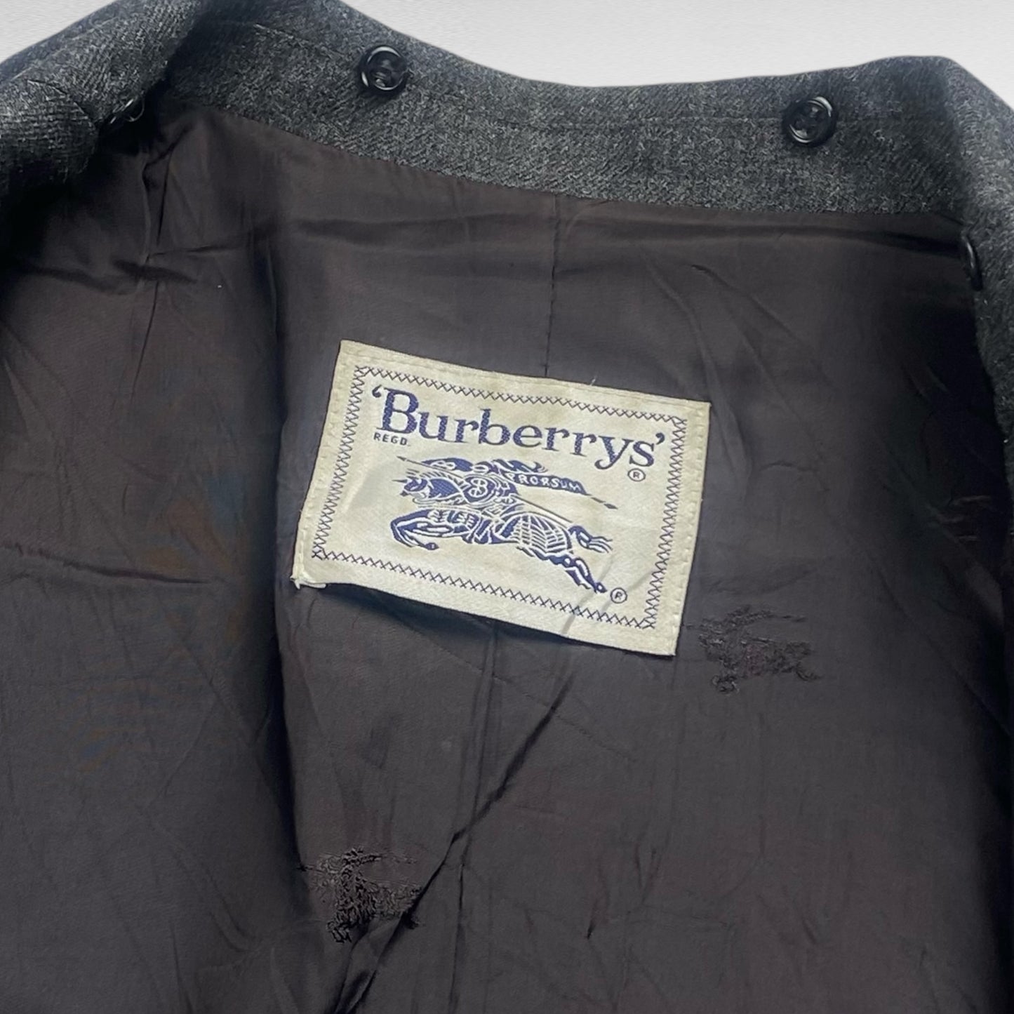 Burberry 90s Tailored Jacket Gray Size M