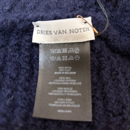 DRIES VAN NOTEN AW23 Wool Textured ONE SIZE Size ONE SIZE