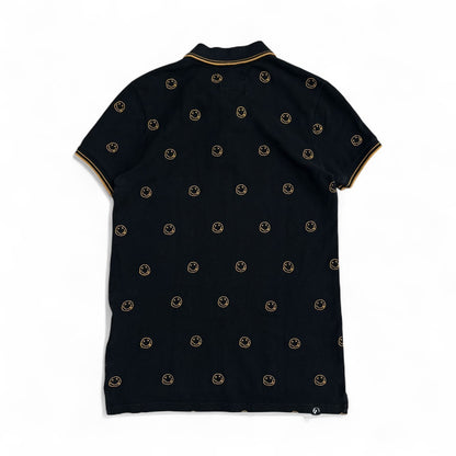 Vintage Hysteric Glamour Kurt Cobain Poloshirt Black Size M