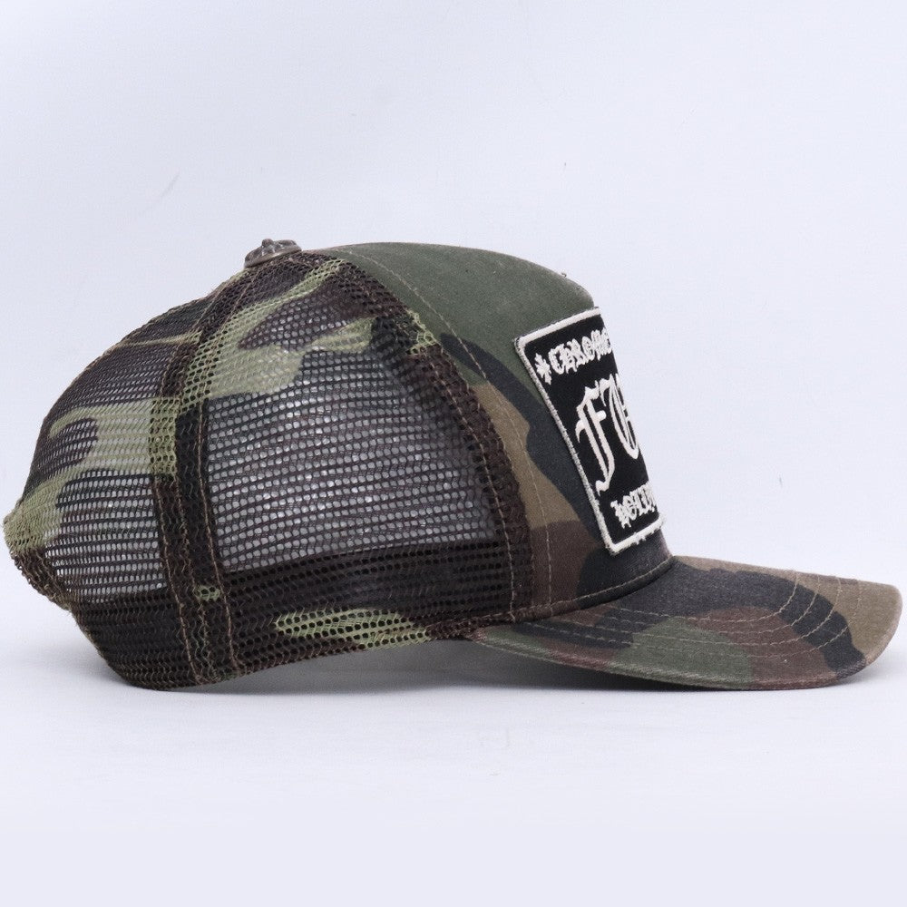 CHROME HEARTS Fuck Camo Trucker Cap Size F
