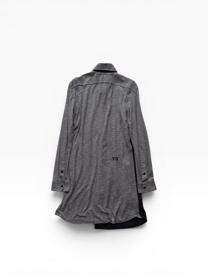 Yohji Yamamoto Y-3 Multi Zip Shoulder Sleeve Shirt Size S