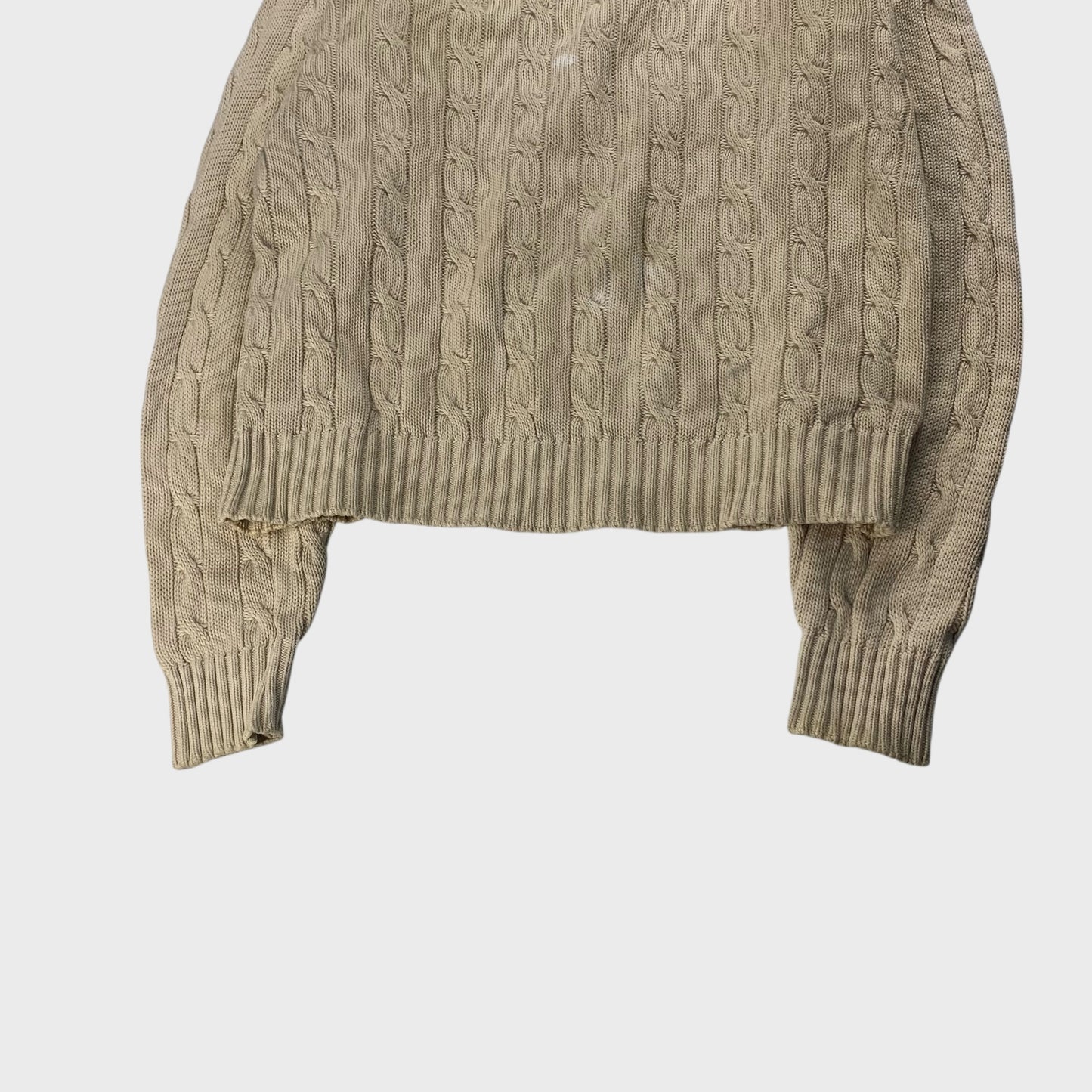 Lands' End 90s Cotton Knit Sweater Size M