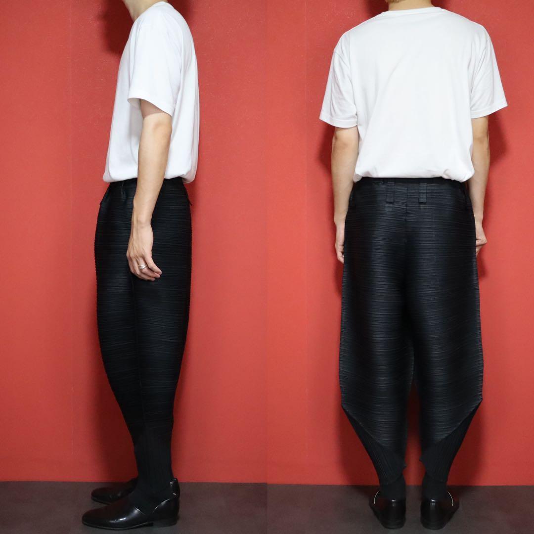 PLEATS PLEASE Sarouel Pleated Tapered Pants Size 3