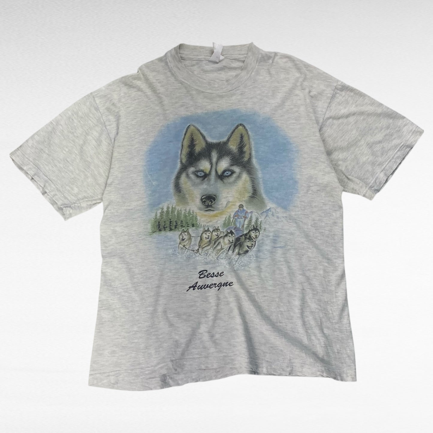 Hanes 90s T-Shirt Gray Size L