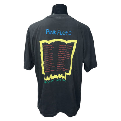 Pink Floyd 94 The Division Bell European Tour T-Shirt Pink Size XL