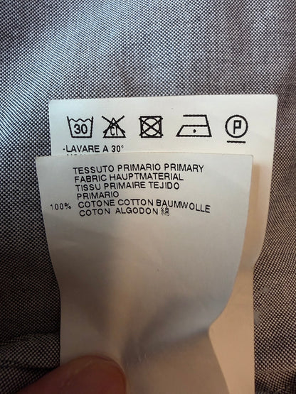 Maison Martin Margiela SS13 Deconstructed Shirt Gray Size S