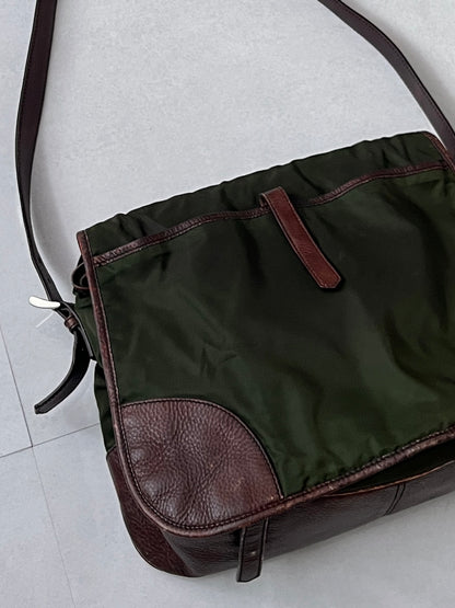 Prada Mix Material Shoulder Bag Multi Size F
