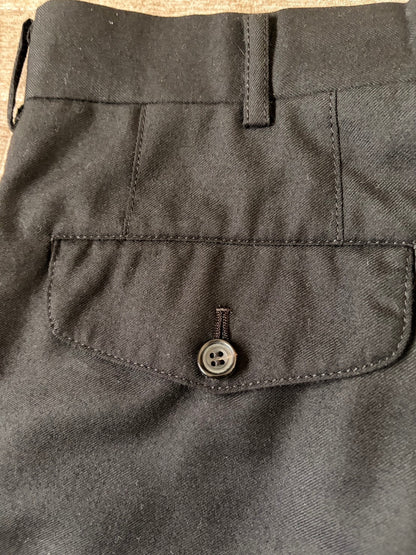 COMME des GARÇONS HOMME AW14 Wool Slim Trousers Black Size S