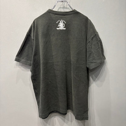 A BATHING APE Cotton Printed T-Shirt Black Size L