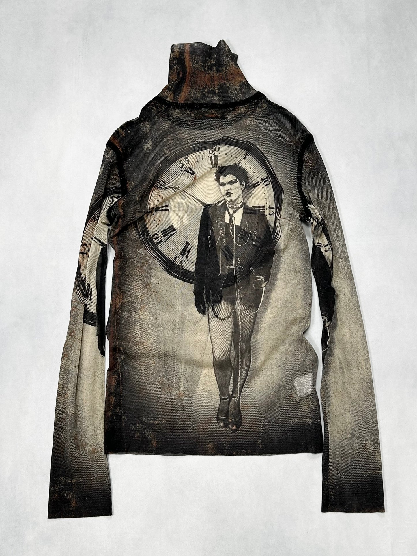 Jean Paul GAULTIER HOMME Clock Woman Top (F/W03) Size 48