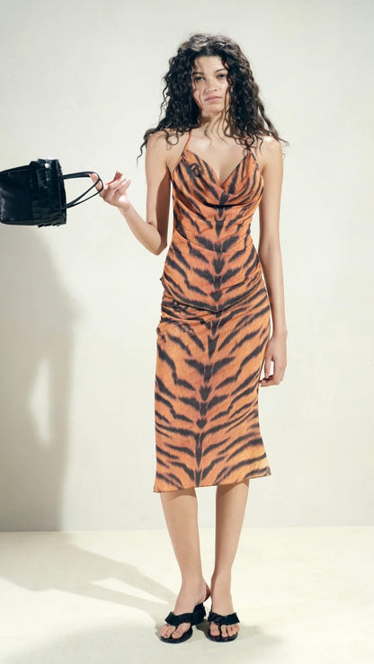 Room SERVICE Tiger Tencel Blend Pants Size S