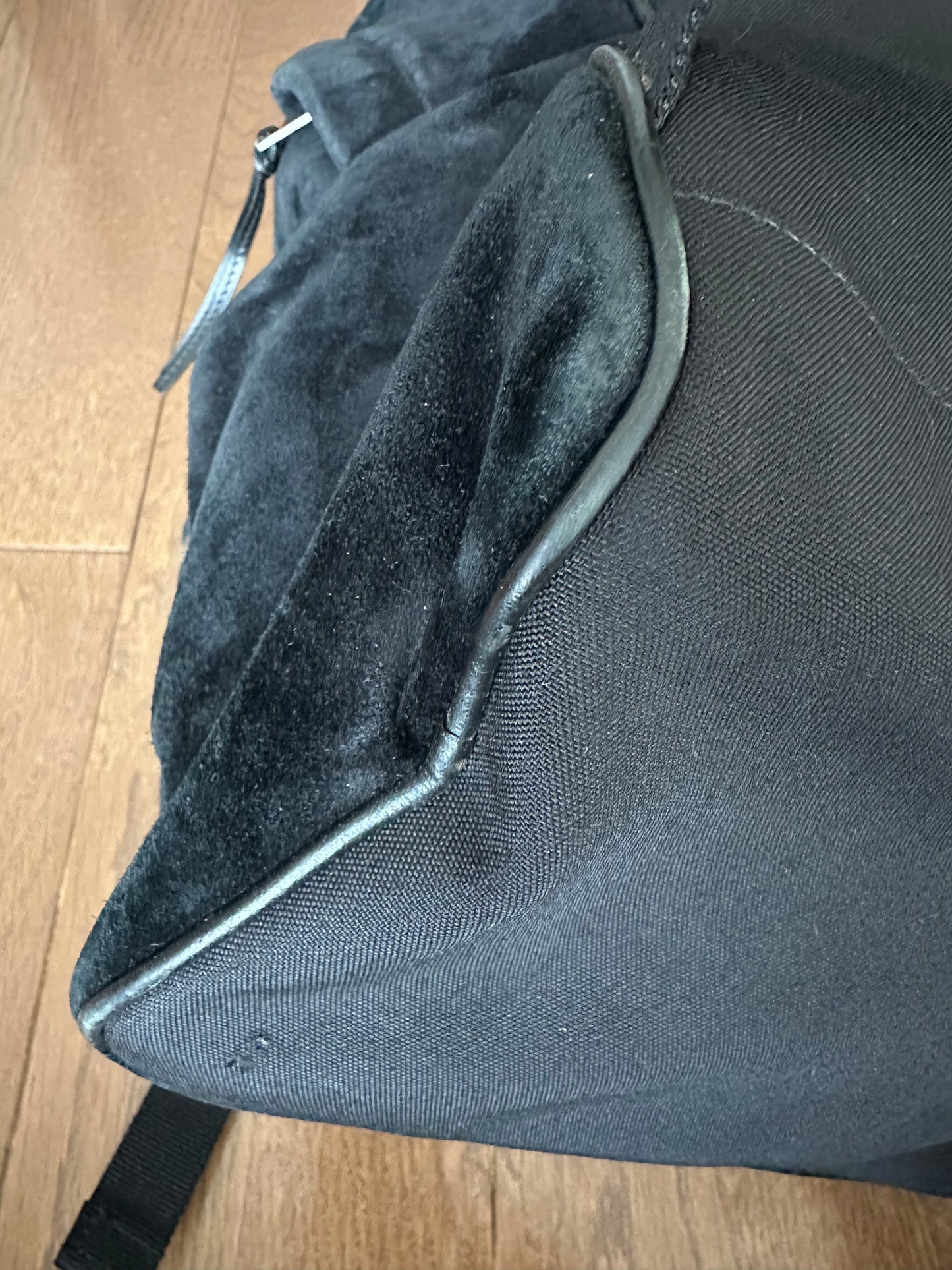 Vintage Saint Laurent Black Rare City Backpack