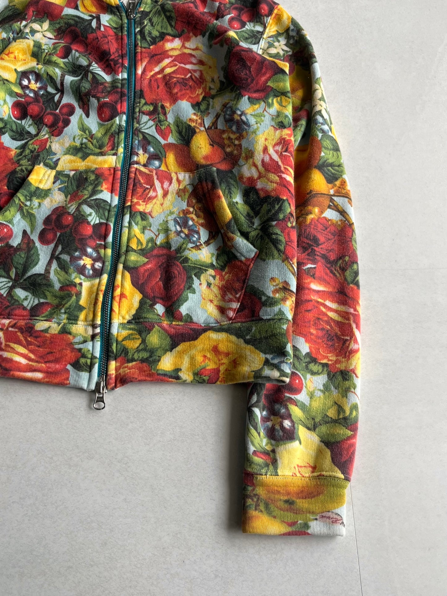 Joyrich Double Zip Cotton Hoodie Multi Size S