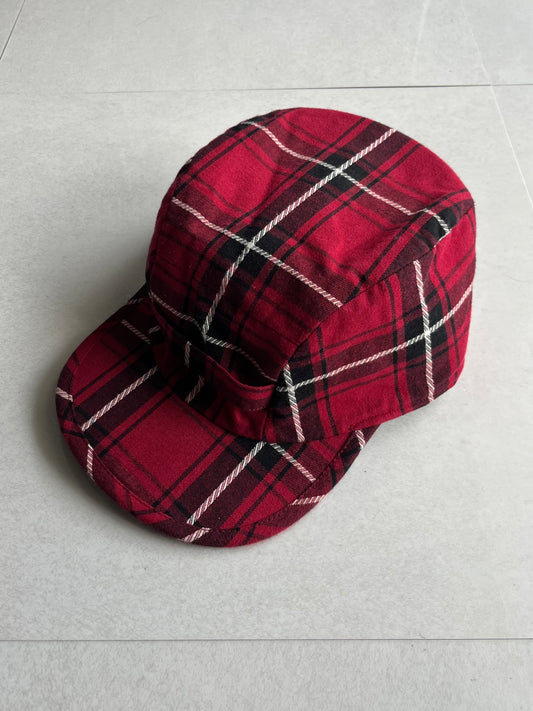 Vintage SWG BLACKPLATINUM Red Check Cap Size L