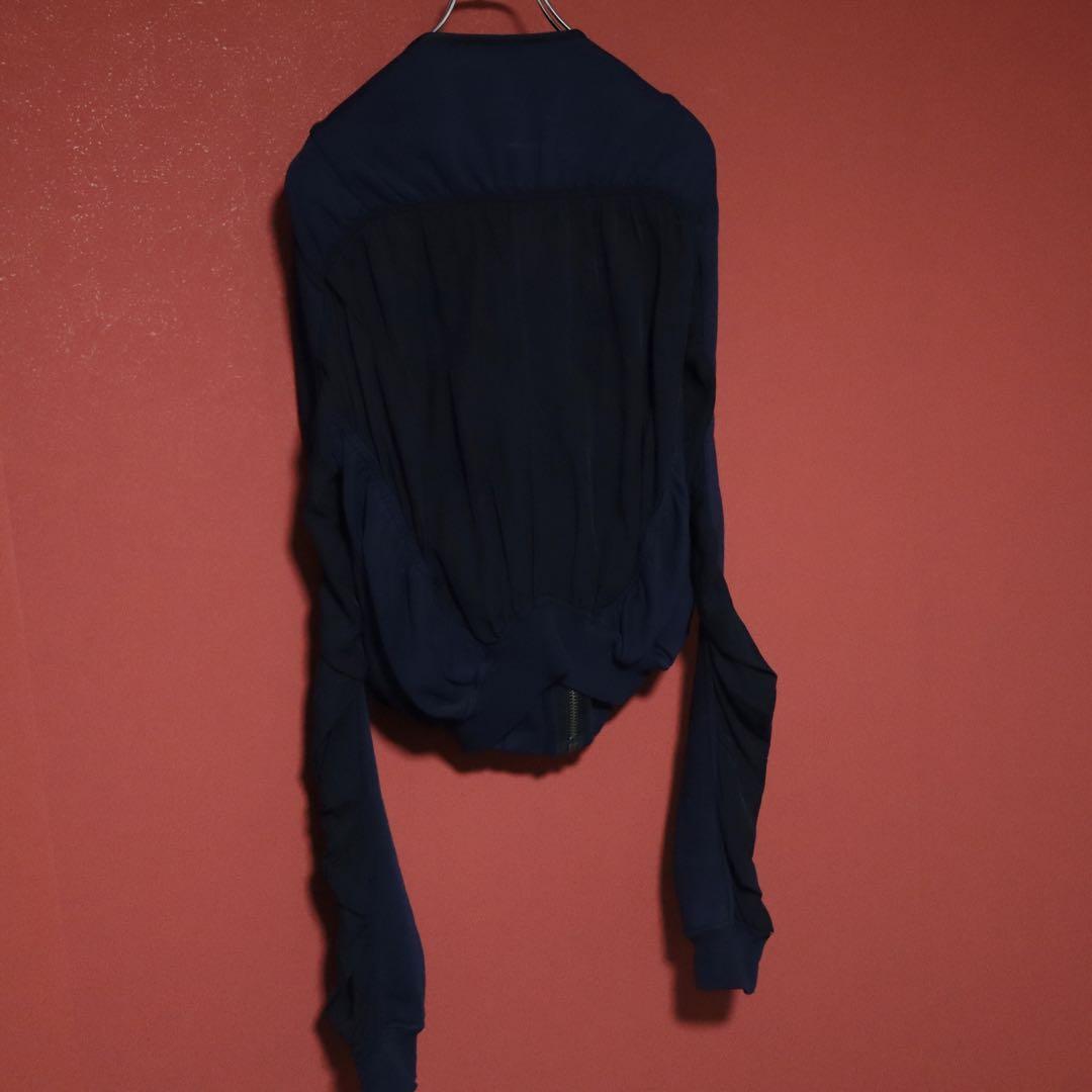 Haider Ackermann 17AW Collarless Jersey Zip Jacket Size XS