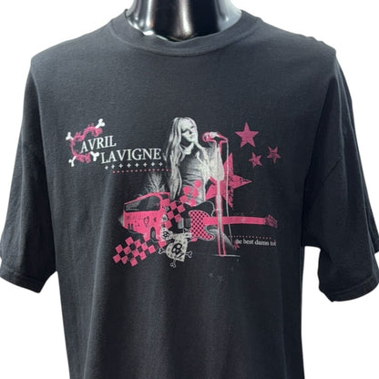 AVRIL LAVIGNE 2008 The Best Damn Tour Graphic Tee Size XL