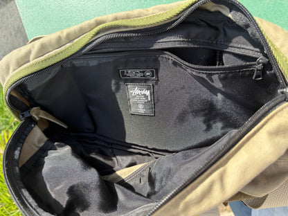 master-piece STUSSY Fade Shoulder Bag Khaki Green