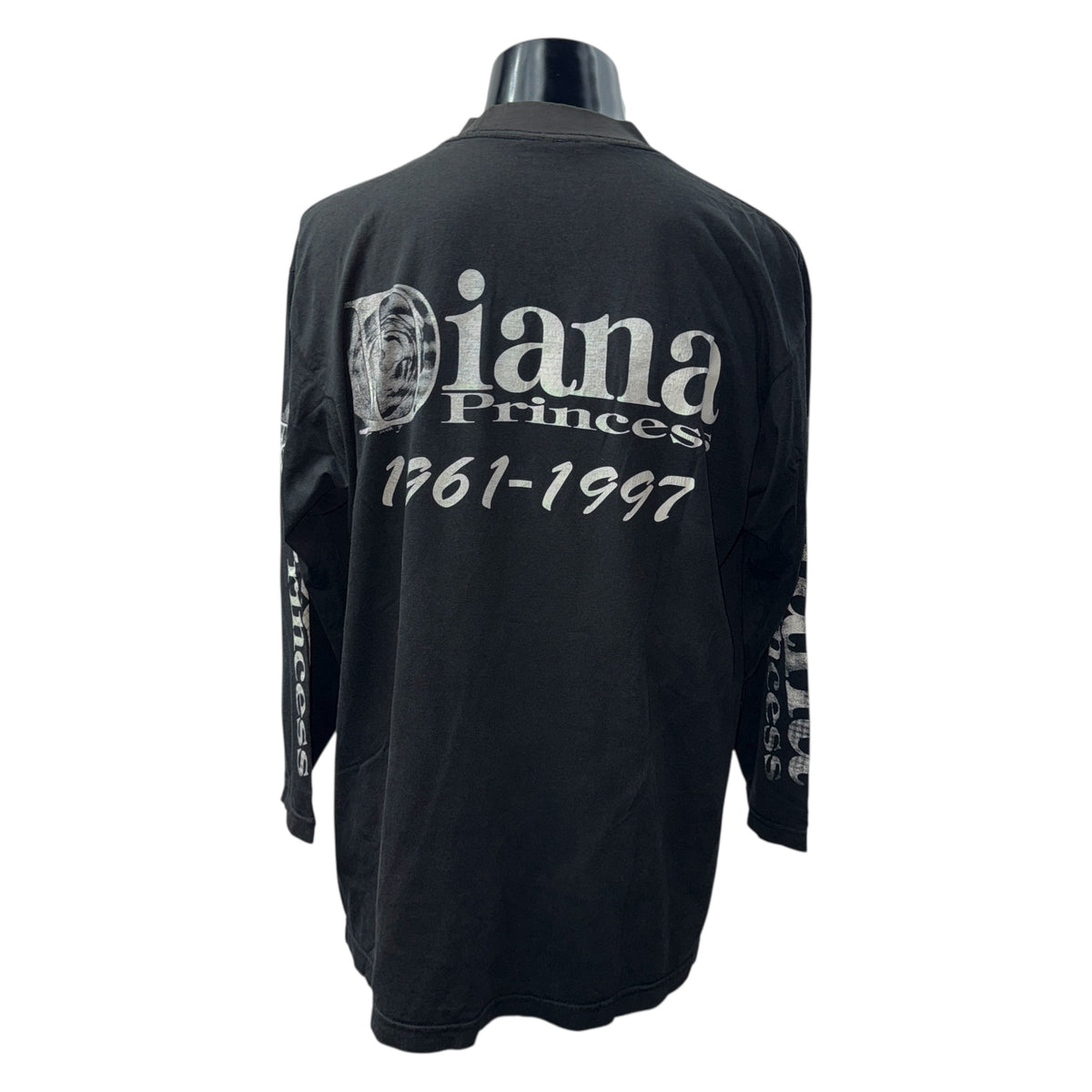 PRINCESS DIANA Long Sleeve T-Shirt Size XL