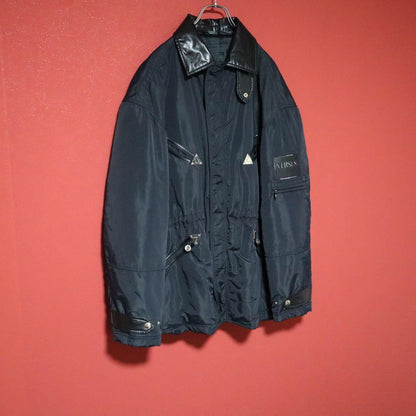 Versus 90s Medusa Metal Nylon Workwear Jacket Size XXL