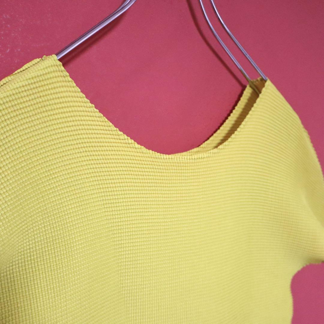 me ISSEY MIYAKE Yellow Pleated Size FREE