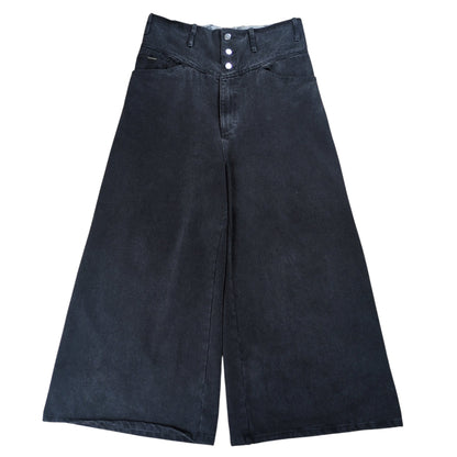 Vintage RAF SIMONS REDUX 04AW Super Wide Denim Black Size Ⅰ