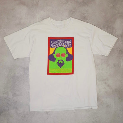 SHAKESPEARE FES summer of love 90s T-Shirt White