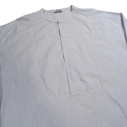 COMME des GARCONS HOMME 80s Pinstripe No Collar Shirt