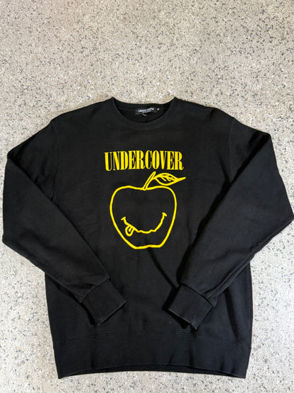 Undercover Black Smile Apple Sweatshirt Size M