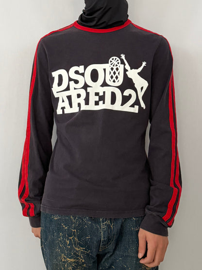 Dsquared2 Black Cotton Long Sleeve Shirt Size XS