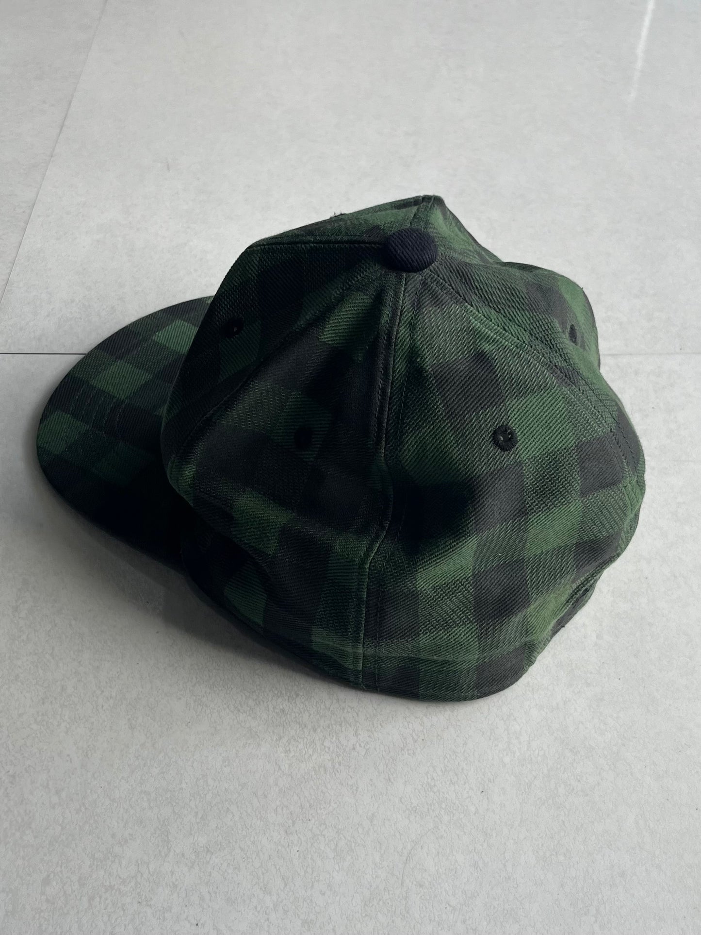 Vintage Flip the script Check Green Cap Size ONE SIZE