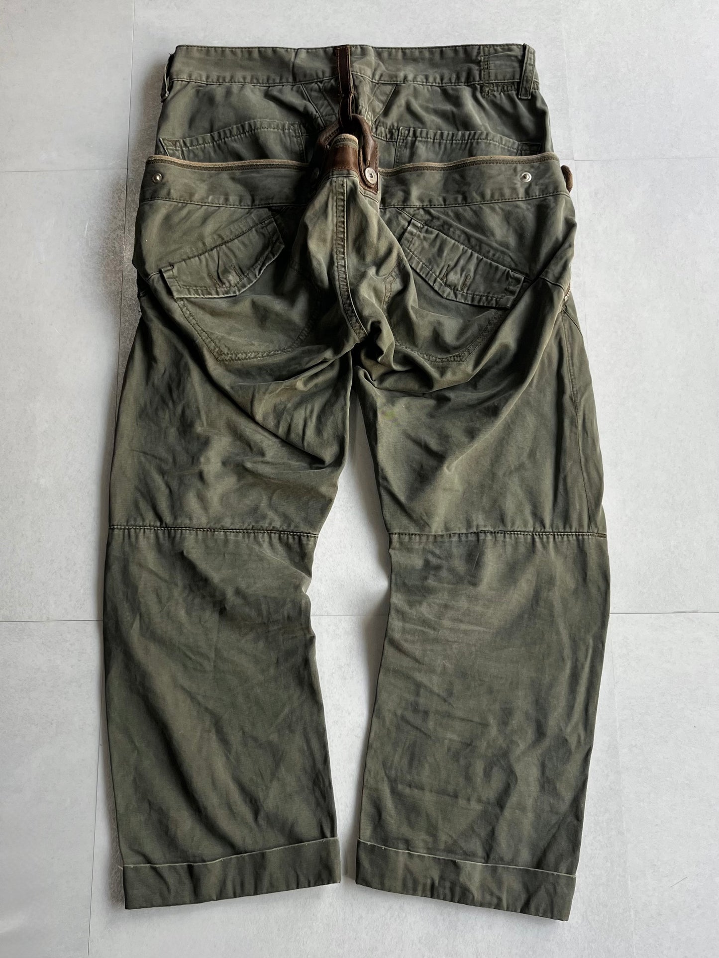Marithe + Francois Girbaud Layered Cropped Pants Size S