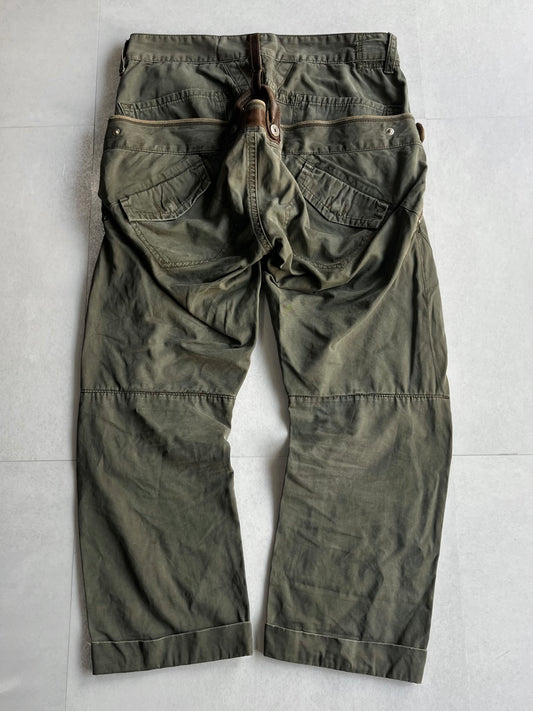 Marithe + Francois Girbaud Layered Cropped Pants Size S